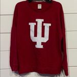 PINK - Victoria's Secret Victoria’s Secret PINK IU Indiana Hoosier Sweatshirt XS Red White Photo 2