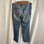 Loft  frayed boyfriend‎ jeans 100% Cotton Distressed Size 27/4 GUC! 0404 Photo 3