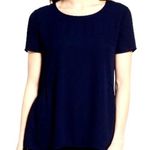 Anthropologie Pleione Black Ruffle Peplum Blouse M Photo 0