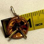 Unique Copper earrings that look like Drums Photo 3