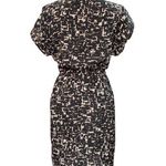 MOSSIMO Geometric Small Blouson Cut out Neckline Mini Dress Photo 3