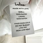 Lulus NWT  Daydreaming White Print Maxi Skirt Colorful Abstract Print Size XS Photo 8