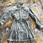 Free People  chain of command denim mini dress size XS Photo 0