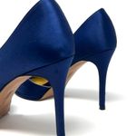 Nine West Women’s Blue Satin Weeding Shoes Photo 7