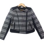 Lou & grey Treadstripe Asymmetrical Zipper Moto Jacket Photo 1