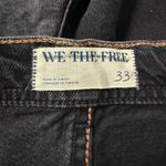 Free People  denim shorts 33 hi-low boho festival black Photo 2