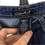 Clash bootcut flower stitched blue jeans size 5 Blue Photo 5