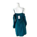 Adelyn Rae NWT  MANDY OFF SHOULDER DRESS Green Photo 9
