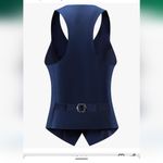 Grace Karin  Deep Blue Vest Size Large New With Tags Super Stylish Photo 1