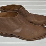 Kenneth Cole Smith Taupe Leather Designer Ankle Boots Women Size 9.5 Photo 0