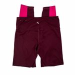 Joy Lab Maroon Red Pink Colorblock Pull On Athletic Athleisure Workout Leggings Photo 2