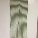 Double Zero  Green Beachy Striped Knit Pants Medium Photo 0