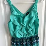 Mossimo Supply Co . Green Ruffled Smocked Sundress Photo 2