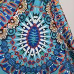 Venus Fairy Rhinestone Halter Maxi Dress High‎ Low Colorful Bohemian Sleeveless Flowy Photo 12