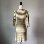 Alya | Striped Ribbed Dress V-Neck Dress Sz M Photo 4