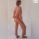 Free People Solar Sweater Set Sz Large Aged Terracotta Photo 1