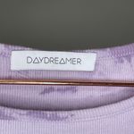  Shrunken Tee in Dark Purple Light Purple with Green Daydreamer XS Photo 2