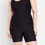 Old Navy NWT  black 5inch size small  romper athletic built in bra Photo 0