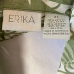 Erika  green and White Patterned Blouse xl Photo 1
