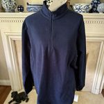 Lands' End  Women's Fleece Quarter-Zip Pullover Deep Sea Navy Blue New Size 2X Photo 1