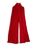ZARA  Red Pleated Jumpsuit(Size Small) Photo 2
