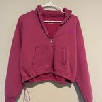 Set Active  Pink Half-Zip Sweatshirt Photo 0