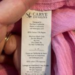 Carve Designs  Size L Moorea Gauze Tunic Top Button Up Pink Windowpane Photo 5