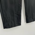 French Connection Womens Mid Rise Cropped Vegan Leather Grunge Pants Size 12 Photo 2