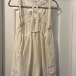 Jen's Pirate Booty Jen’s Pirate Booty Free People Crochet Knit Cream Gauzy Top Size Small Photo 3