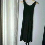 Wilfred Aritzia Agencement Wrap Black Dress Photo 4