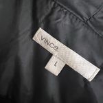 Vince Knee Length Lightweight Black Zip Up Puffer Jacket Sz L Photo 5