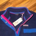 Vineyard Vines Harbor fleece nautical, navy XXS NWT 1/4 zip sweatshirt Photo 4
