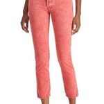 Polo Ralph Lauren Jeans Callen High Rise Cropped, Red Size 27R New w/Tag Photo 0