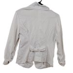 Wet Seal  White Blazer with Shawl‎ Lapels and Ruched Sleeves Photo 1