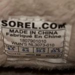 Sorel Out 'N About Booties for Ladies 8.5 black faux fur Photo 6