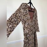 Vertigo Paris Leopard Animal Print Dress XL Sheer Mesh Y2K Retro Glam Stretch Photo 2