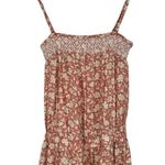 Faherty Renata Jumpsuit size Small in Coral Nusa Floral Cami Strap Lightweight Pink Photo 3