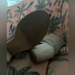 Dolce Vita Neutral Lace Up Open Peep Toe Trendy Ankle Booties Bohemian Heels 9M Tan Size 9 Photo 5