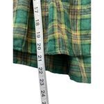 Chelsea and Violet Women's Green Plaid Flare Crop Top Photo 5