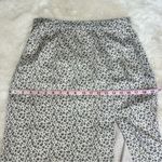Abercrombie & Fitch Cream & Grey Leopard Print Side Slit Satin Midi Skirt, M Photo 4