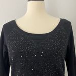 Denim & Supply Ralph Lauren Denim and Supply Medium Black Sequin Sweater Photo 1