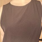 Zella Tank Dress Size M Womans Black Ribbed Sleeveless Activewear. #65 Photo 2