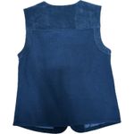 Peter Nygard Black Genuine Leather Suede Vest Women’s Small PS NWT Photo 1