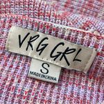 VRG GRL Dress marled knit halter mini womens Pink (small) summer vacation party Photo 1