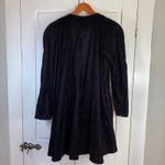 Niki Originals Black Velvet Open Front Long Sleeve Blazer Jacket Women's Medium Photo 1