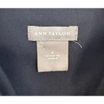 Ann Taylor VTG  NWOT Slip Dress SZ 6 Silk Dark Blue Romantic Lace Feminine Ruffle Photo 2