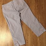 Talbots  Signature Plaid Cropped Ankle Pants Pink Blue Cotton Spandex 8 Women's Photo 5