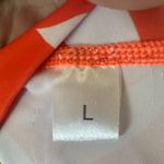 Orange floral long sleeve swimsuit rash guard with zipper size L NWT Size L Photo 8