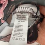 Starting Point SZ XL purple floral print racerback sports bra Photo 3