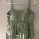 Free People Teal Denim Top Photo 1